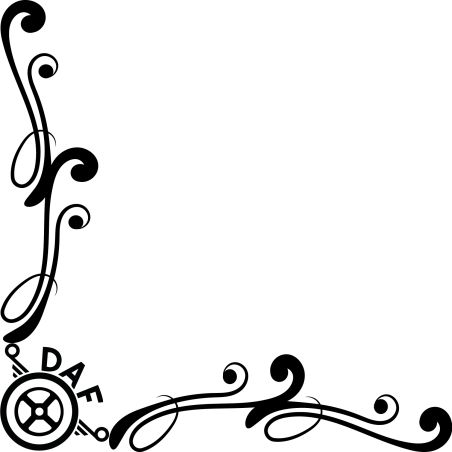 Motif Floral Logo DAF