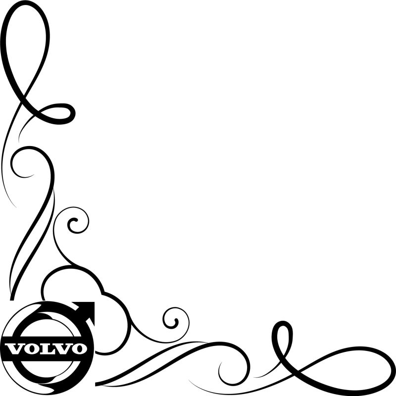 Décors Vitre Camion Logo Volvo
