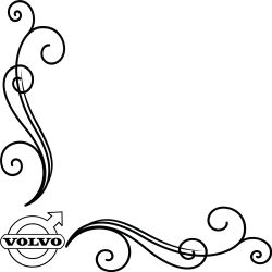 Motif Vitre Logo Volvo Ancien