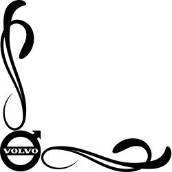 Décors Vitre camion Logo Volvo Simple