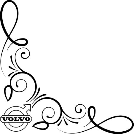 Décors Floral Logo Volvo Ancien