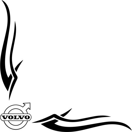 Stickers Décoratif Logo Volvo Ancien