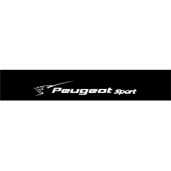 Stickers Bande Pare-soleil Peugeot sport