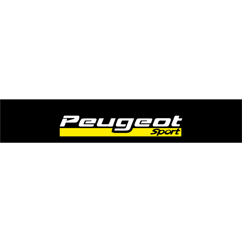 Stickers Bande Pare-soleil Peugeot sport 2