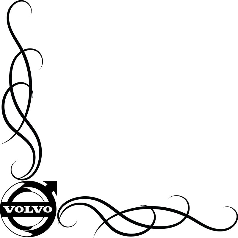 Stickers Arabesques Logo Volvo