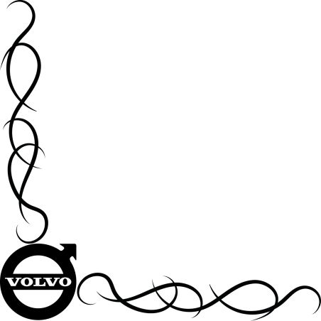 Décors VitreLogo Volvo Simple