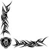 Décors Vitre Tribal logo Scania Griffon