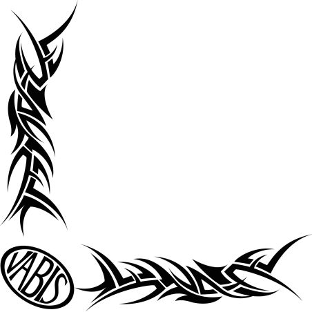Décors Vitre Tribal logo Scania Vabis