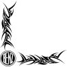 Décors Vitre Tribal Logo Benz