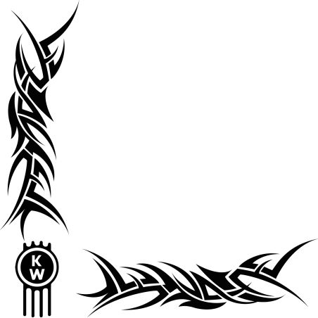 Décors Vitre Tribal Logo Kenworth