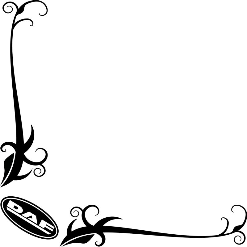 Motif floral Logo DAF Ovale