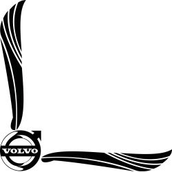 Décors Ailes Logo Volvo