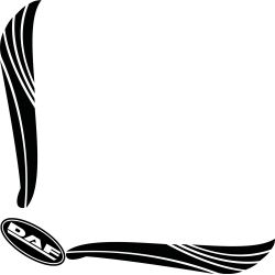 Décors Ailes Logo DAF Ovale