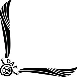 Décors Ailes Logo DAF Double