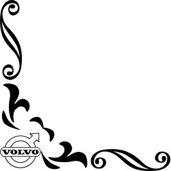 Stickers Décoratif Logo Volvo Ancien