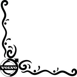 Décors vitre Logo Volvo