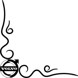 Stickers vitre Logo Volvo