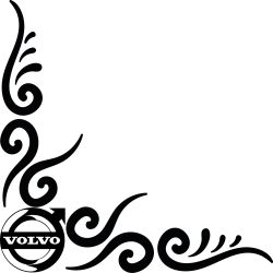 Stickers Arabesque Logo Volvo