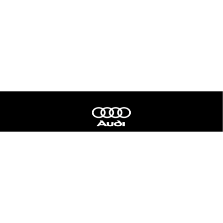 Stickers Bande Pare-soleil Audi + logo
