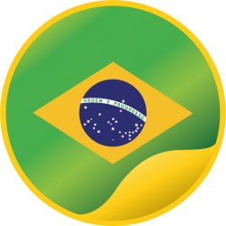 stickers voiture Brasil rond