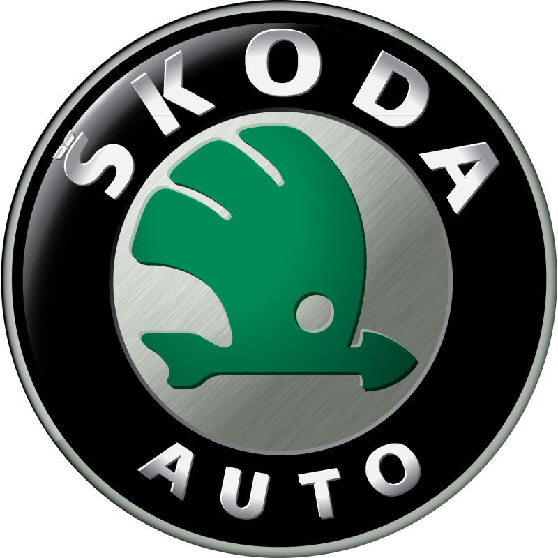 Stickers logo Skoda AUTO relief