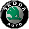 Stickers logo Skoda AUTO relief