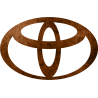 Stickers Logo Toyota rouille