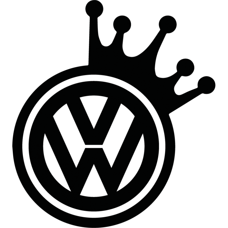 Stickers Volkswagen Couronne