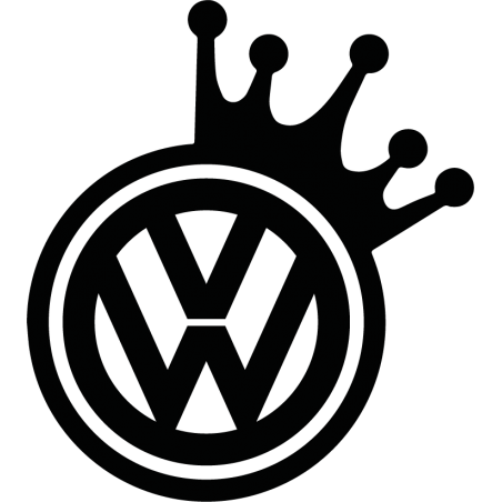 Stickers Volkswagen Couronne