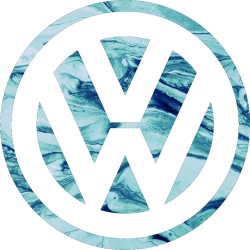 Stickers Volkswagen bleu