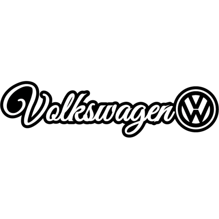 Stickers Volkswagen Calligraphie