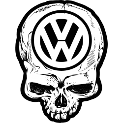 Stickers Volkswagen Skull