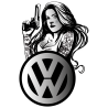 Stickers Volkswagen women