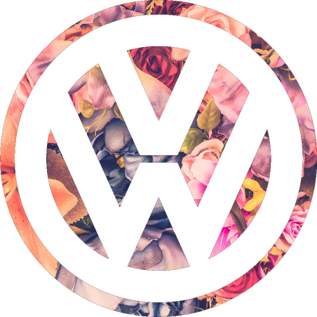 Stickers Volkswagen Fleurs