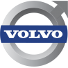 Stickers logo Volvo relief
