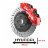 4 x stickers de freins hyundai