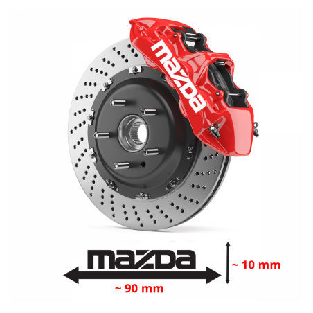 Compatible Stickers autocollants adhésifs pour étrier de frein – MAZDA –  Tacos Y Mas