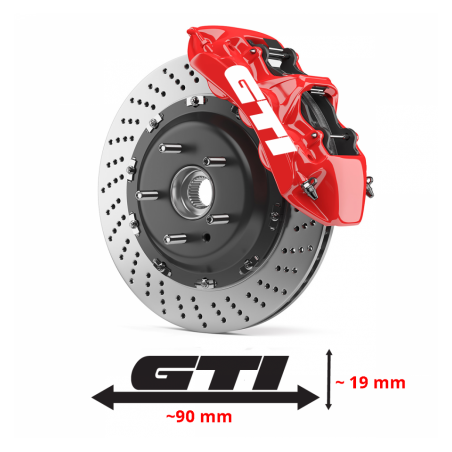 4 x stickers de freins GTI classique
