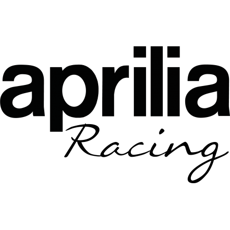 Aprilia racing cursive