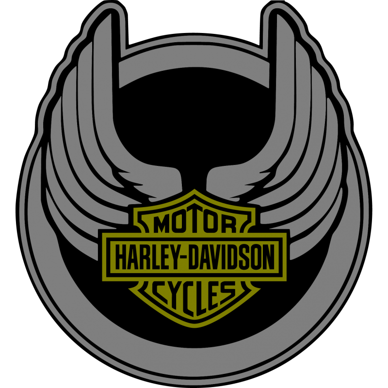 Logo rond Harley Davidson