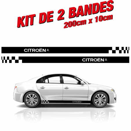 Kit de bandes latérales droites Citroën
