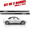 Kit stickers bandes Fiat 500 ABARTH