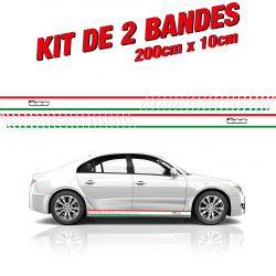 Kit stickers bandes Fiat...