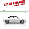 Kit stickers bandes Fiat 500 Italie