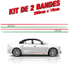 Kit stickers bandes Fiat 500 Gucci italie