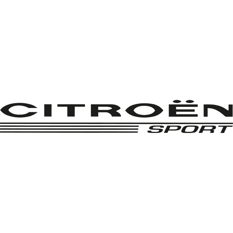 Stickers Logo Citroen sport