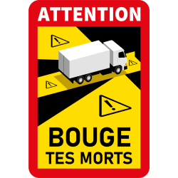 STICKERS BOUGE TES MORTS